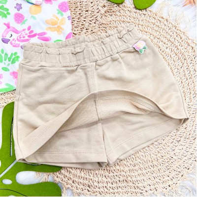Conj. Regata Frutinhas e Short Saia - Areia